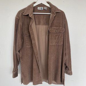 Oversized Corduroy Button Up